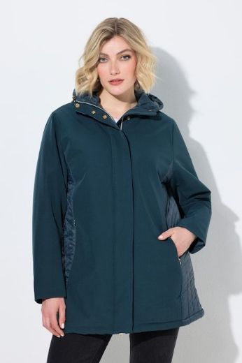 Moda za polnejše Jakna vodoodbojna s kapuljačom plus velikost, xxl, Ulla Popken in Johann Popken (JP1880)