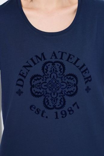 Moda za polnejše Majica kratkih rukava okruglog izreza s printom plus velikost, xxl, Ulla Popken in Johann Popken (JP1880)