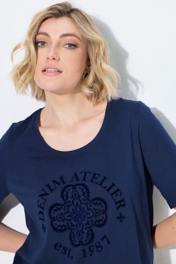 Moda za polnejše Majica kratkih rukava okruglog izreza s printom plus velikost, xxl, Ulla Popken in Johann Popken (JP1880)
