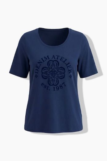 Moda za polnejše Majica kratkih rukava okruglog izreza s printom plus velikost, xxl, Ulla Popken in Johann Popken (JP1880)