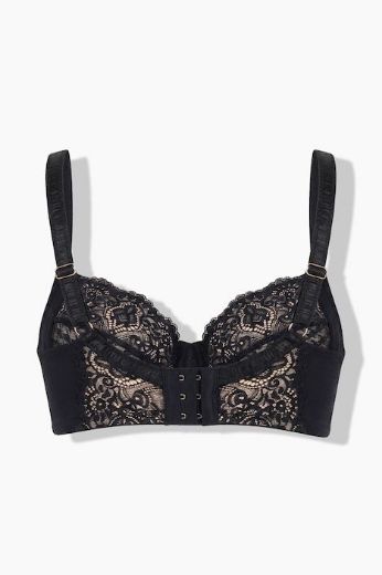 Moda za polnejše Grudnjak sa žicom s čipkastim detaljima plus velikost, xxl, Ulla Popken in Johann Popken (JP1880)