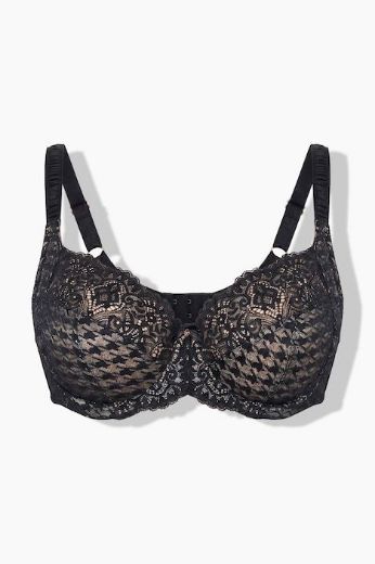 Moda za polnejše Grudnjak sa žicom s čipkastim detaljima plus velikost, xxl, Ulla Popken in Johann Popken (JP1880)