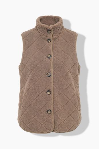 Moda za polnejše Prsluk od flisa A kroja s povišenim ovratnikom plus velikost, xxl, Ulla Popken in Johann Popken (JP1880)