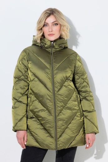 Moda za polnejše Jakna prošivena A kroja s kapuljačom plus velikost, xxl, Ulla Popken in Johann Popken (JP1880)