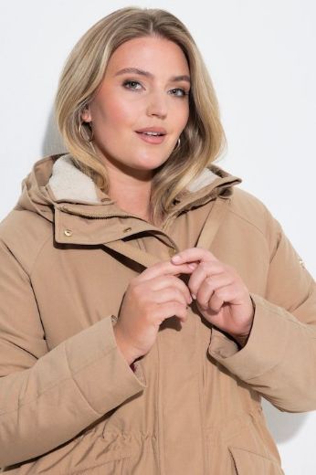 Moda za polnejše Parka vodootporna A kroja s kapuljačom i toplom podstavom plus velikost, xxl, Ulla Popken in Johann Popken (JP1880)