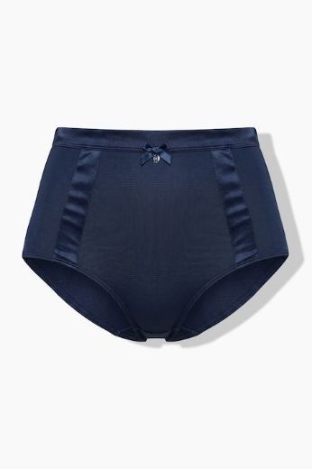 Moda za polnejše Gaćice hipster s ukrasnim satenskim prugama plus velikost, xxl, Ulla Popken in Johann Popken (JP1880)
