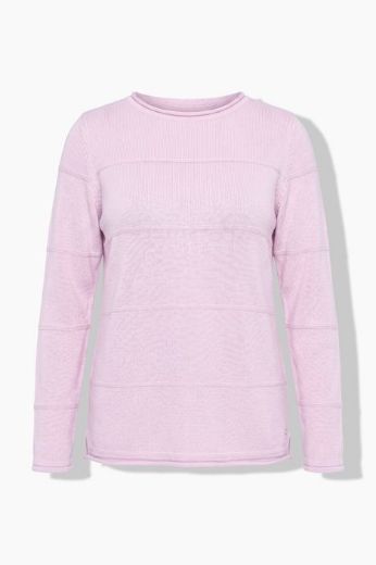 Moda za polnejše Pulover dugih rukava okruglog izreza s prugama plus velikost, xxl, Ulla Popken in Johann Popken (JP1880)