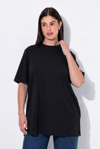 Moda za polnejše Majica kratkih rukava s povišenim ovratnikom plus velikost, xxl, Ulla Popken in Johann Popken (JP1880)