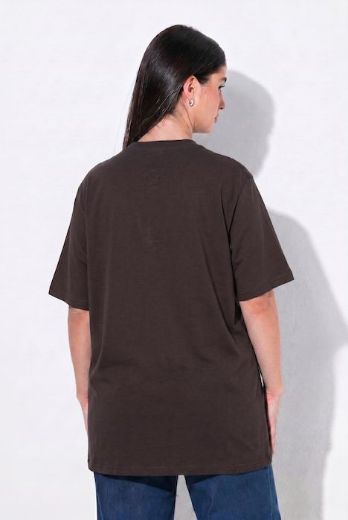 Moda za polnejše Majica kratkih rukava s povišenim ovratnikom plus velikost, xxl, Ulla Popken in Johann Popken (JP1880)