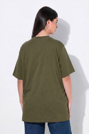 Moda za polnejše Majica kratkih rukava s povišenim ovratnikom plus velikost, xxl, Ulla Popken in Johann Popken (JP1880)