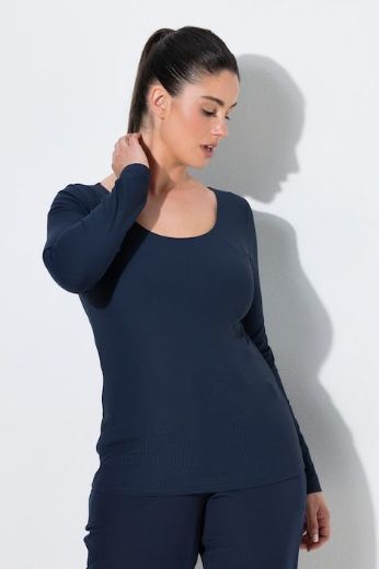 Moda za polnejše Majica s ugrađenim grudnjakom plus velikost, xxl, Ulla Popken in Johann Popken (JP1880)