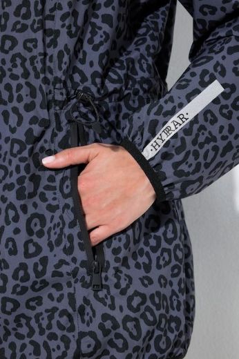 Moda za polnejše Jakna vodootporna sa leopard uzorkom i kapuljačom plus velikost, xxl, Ulla Popken in Johann Popken (JP1880)