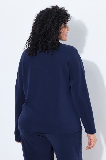 Moda za polnejše Majica dugih rukava širokog kroja s povišenim ovratnikom plus velikost, xxl, Ulla Popken in Johann Popken (JP1880)