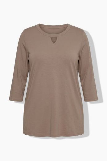 Moda za polnejše Majica 3/4 rukava A kroja okruglog izreza plus velikost, xxl, Ulla Popken in Johann Popken (JP1880)