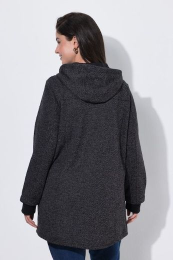 Moda za polnejše Jakna od flisa dugih rukava s kapuljačom plus velikost, xxl, Ulla Popken in Johann Popken (JP1880)