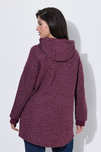 Moda za polnejše Jakna od flisa dugih rukava s kapuljačom plus velikost, xxl, Ulla Popken in Johann Popken (JP1880)