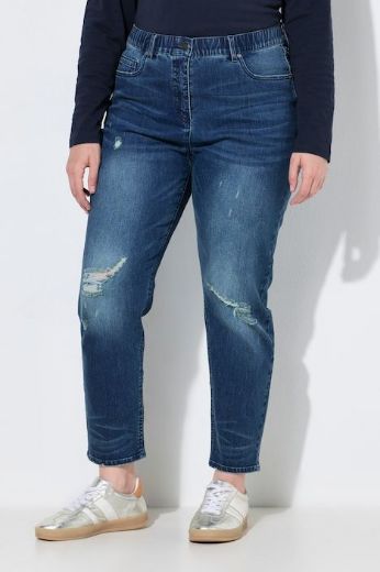 Moda za polnejše Traperice povišenog struka elastične plus velikost, xxl, Ulla Popken in Johann Popken (JP1880)
