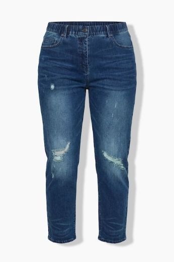 Moda za polnejše Traperice povišenog struka elastične plus velikost, xxl, Ulla Popken in Johann Popken (JP1880)