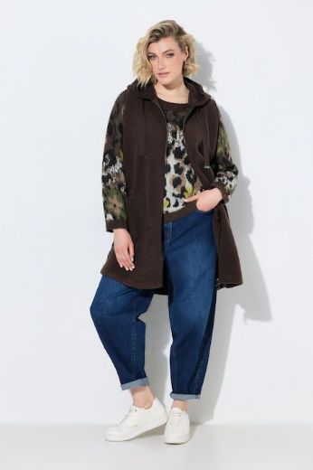 Moda za polnejše Prsluk  dužeg  kroja s kapuljačom plus velikost, xxl, Ulla Popken in Johann Popken (JP1880)