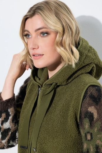 Moda za polnejše Prsluk  dužeg  kroja s kapuljačom plus velikost, xxl, Ulla Popken in Johann Popken (JP1880)