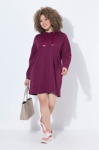 Moda za polnejše Haljina dugih rukava s kapuljačom plus velikost, xxl, Ulla Popken in Johann Popken (JP1880)