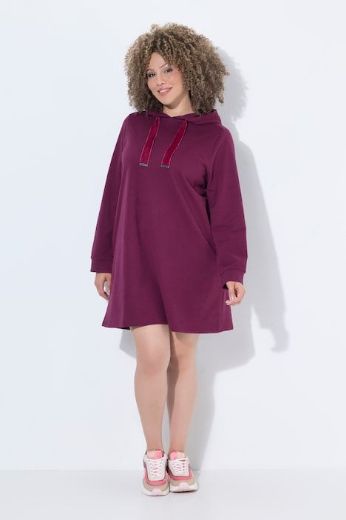 Moda za polnejše Haljina dugih rukava s kapuljačom plus velikost, xxl, Ulla Popken in Johann Popken (JP1880)