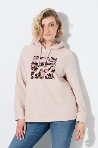 Moda za polnejše Majica dugih rukava s kapuljačom plus velikost, xxl, Ulla Popken in Johann Popken (JP1880)