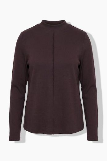 Moda za polnejše Majica dugih rukava s povišenim ovratnikom plus velikost, xxl, Ulla Popken in Johann Popken (JP1880)