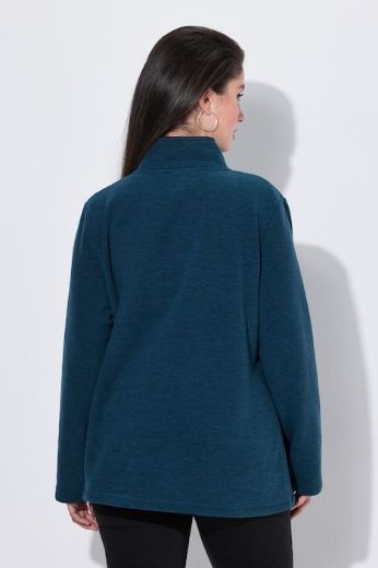 Moda za polnejše Jakna od flisa dugih rukava s povišenim ovratnikom plus velikost, xxl, Ulla Popken in Johann Popken (JP1880)