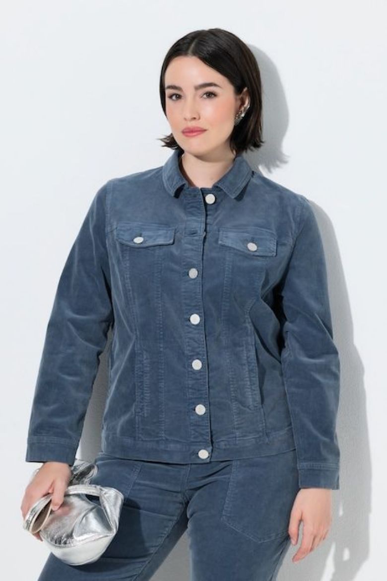 Moda za polnejše Jakna lagana od samta plus velikost, xxl, Ulla Popken in Johann Popken (JP1880)