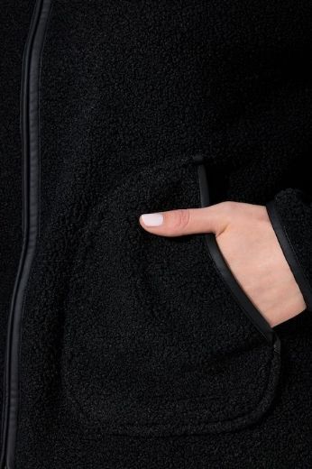 Moda za polnejše jakna dugih rukava okruglog izreza s patentnim zatvaračem plus velikost, xxl, Ulla Popken in Johann Popken (JP1880)