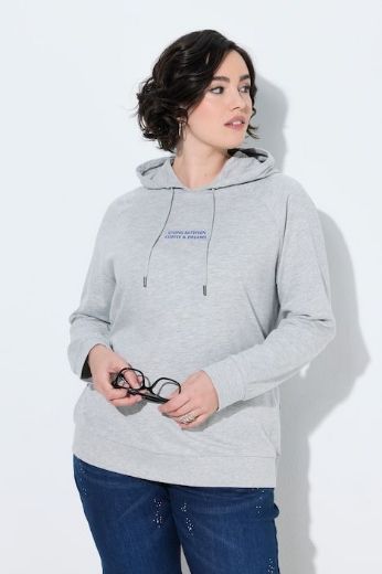 Moda za polnejše Majica dugih rukava s kapuljačom i printom na leđima plus velikost, xxl, Ulla Popken in Johann Popken (JP1880)