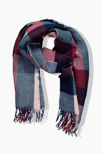 Moda za polnejše Šal karirani plus velikost, xxl, Ulla Popken in Johann Popken (JP1880)