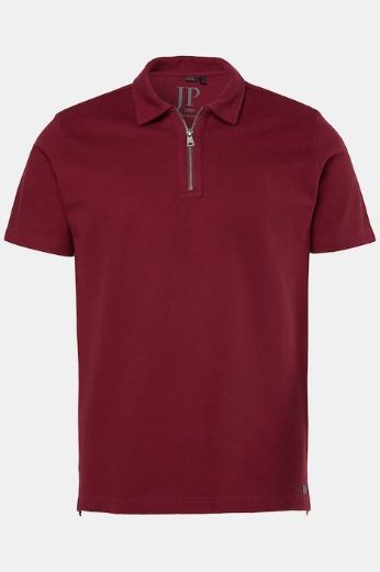 Moda za polnejše Majica polo kratkih rukava s patentnim zatvaračem plus velikost, xxl, Ulla Popken in Johann Popken (JP1880)