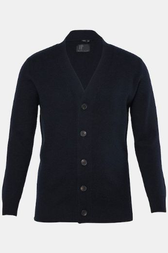 Moda za polnejše Vesta dugih rukava V izreza s gumbima plus velikost, xxl, Ulla Popken in Johann Popken (JP1880)