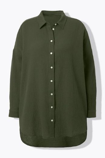 Moda za polnejše Bluza na kopčanje plus velikost, xxl, Ulla Popken in Johann Popken (JP1880)