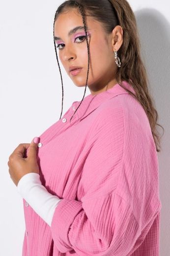 Moda za polnejše Bluza na kopčanje plus velikost, xxl, Ulla Popken in Johann Popken (JP1880)