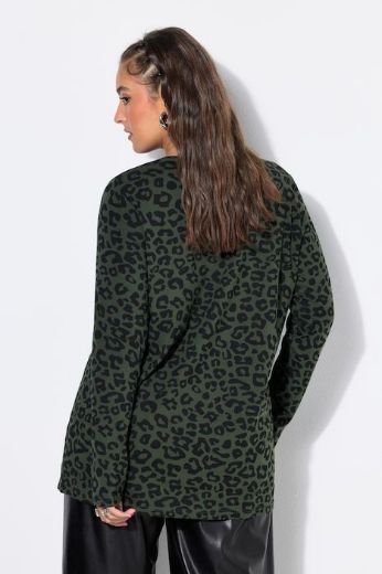 Moda za polnejše Majica dugih rukava s leopard printom plus velikost, xxl, Ulla Popken in Johann Popken (JP1880)