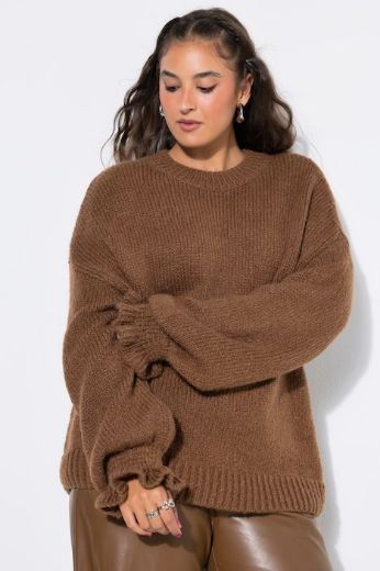 Moda za polnejše Pulover pleteni plus velikost, xxl, Ulla Popken in Johann Popken (JP1880)