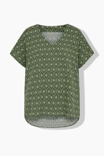 Moda za polnejše Bluza kratkih rukava V ovratnika plus velikost, xxl, Ulla Popken in Johann Popken (JP1880)