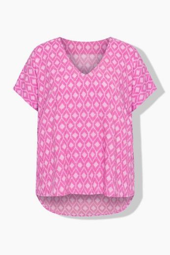 Moda za polnejše Bluza kratkih rukava V ovratnika plus velikost, xxl, Ulla Popken in Johann Popken (JP1880)