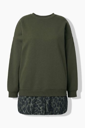 Moda za polnejše Majica dugih rukava šireg kroja plus velikost, xxl, Ulla Popken in Johann Popken (JP1880)