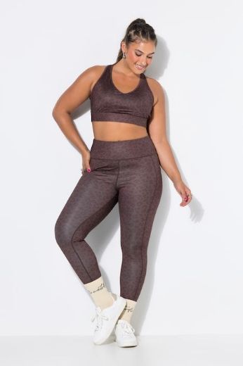 Moda za polnejše Sportske tajice do gležnja s leopard uzorkom plus velikost, xxl, Ulla Popken in Johann Popken (JP1880)