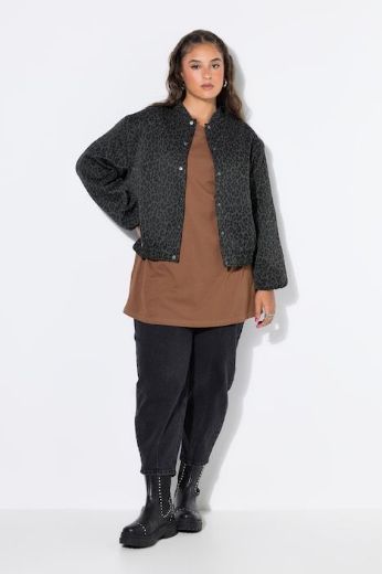 Moda za polnejše Bluza dugih rukava šireg kroja leopard uzorka plus velikost, xxl, Ulla Popken in Johann Popken (JP1880)