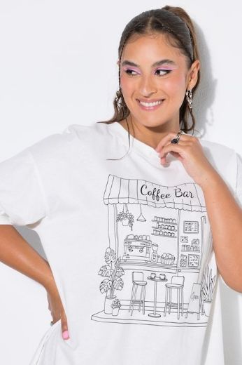 Moda za polnejše Majica kratkih rukava šireg kroja plus velikost, xxl, Ulla Popken in Johann Popken (JP1880)