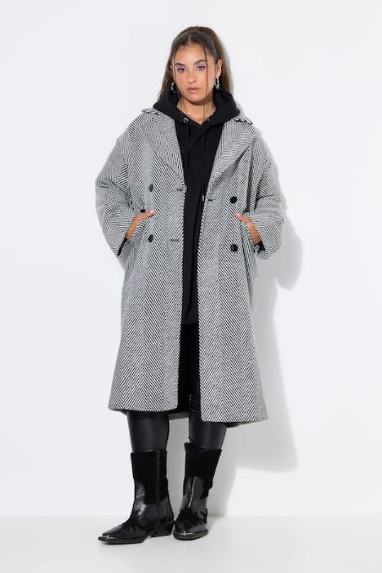 Moda za polnejše Kaput šireg kroja plus velikost, xxl, Ulla Popken in Johann Popken (JP1880)