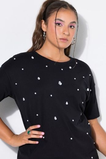 Moda za polnejše Majica kratkih rukava šireg kroja plus velikost, xxl, Ulla Popken in Johann Popken (JP1880)