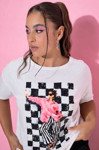 Moda za polnejše Majica kratkih rukava šireg kroja plus velikost, xxl, Ulla Popken in Johann Popken (JP1880)