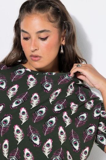 Moda za polnejše Majica kratkih rukava šireg kroja plus velikost, xxl, Ulla Popken in Johann Popken (JP1880)