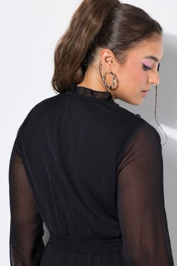 Moda za polnejše Haljina maxi dugih rukava A kroja plus velikost, xxl, Ulla Popken in Johann Popken (JP1880)